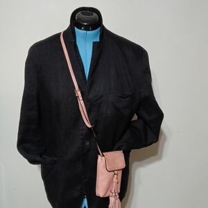 Elegant Blush Crossbody Bag